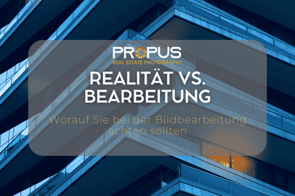 Immobilien Bildbearbeitung